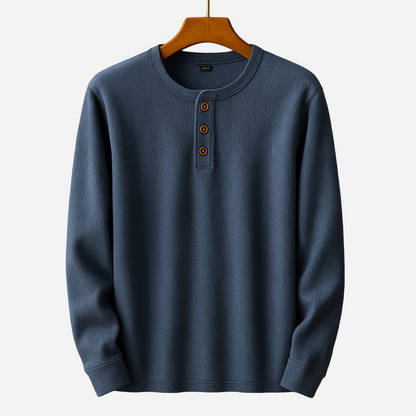 Henley Shirt für Herren - Langarm & Casual für den Winter