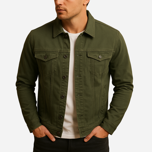 Jeansjacke für Herren - Klassisch & Tailliert für den Winter