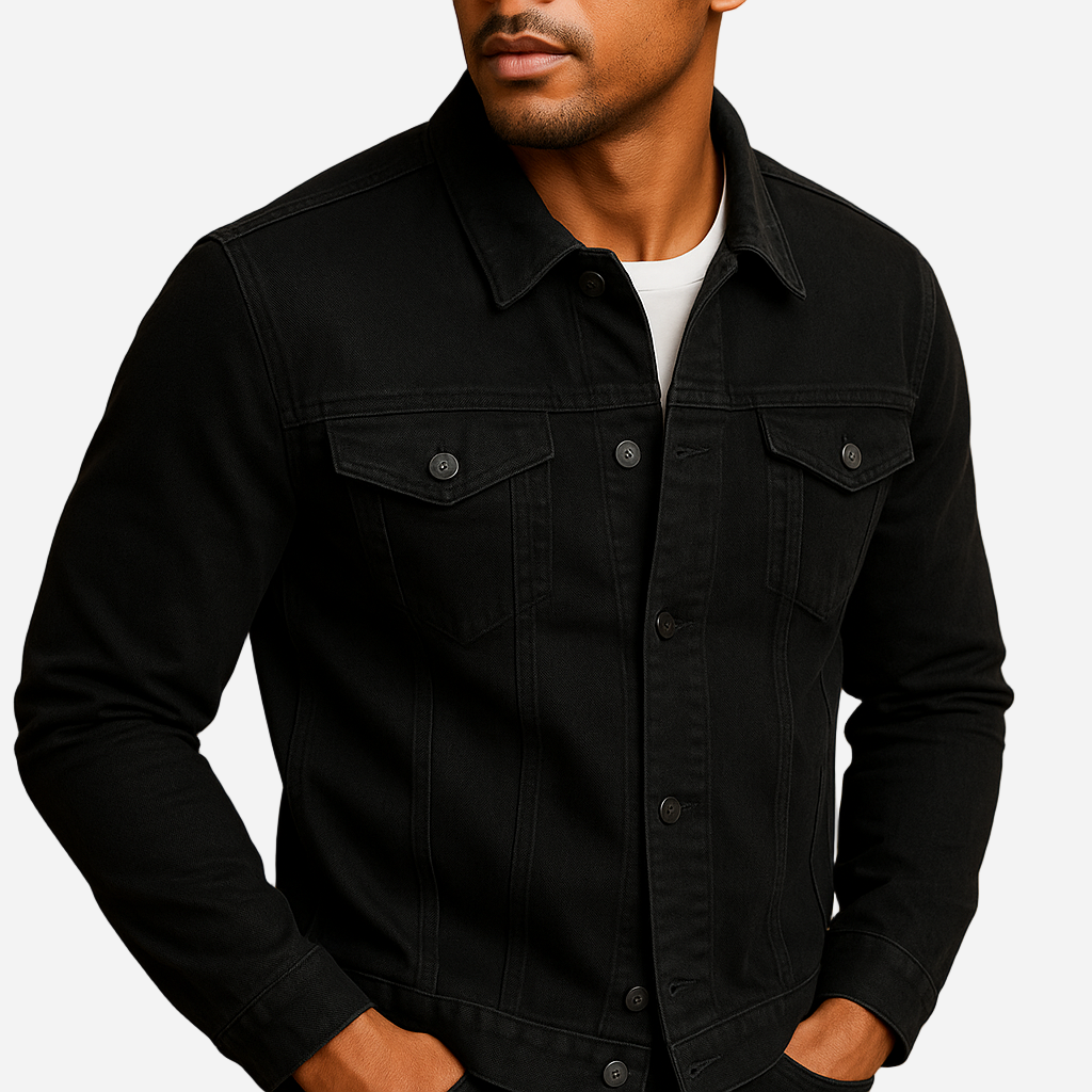 Jeansjacke für Herren - Klassisch & Tailliert für den Winter