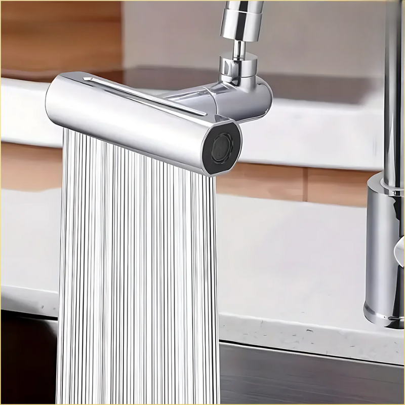 Drehbare Waschbeckenarmatur 720° mit 4 Strahlarten - Modern & Funktional