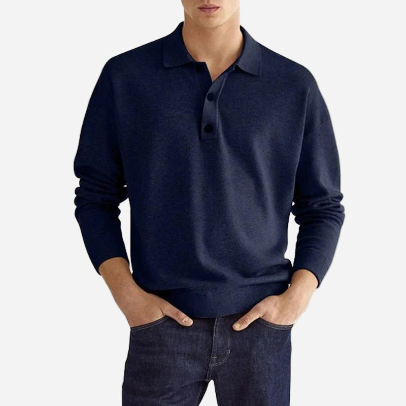 Langarmshirt für Herren - Casual & Elegant für den Winter