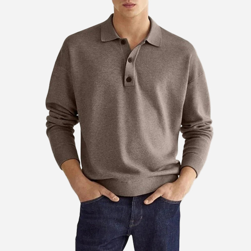 Langarmshirt für Herren - Casual & Elegant für den Winter