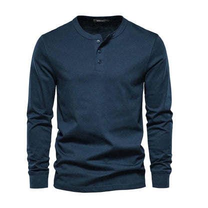 T-Shirt für Herren - Rundhals & Baumwolle für den Winter