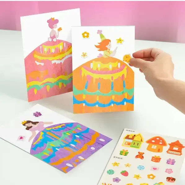 Magisches Kratzbild-Set: Farbenfroher Malspaß ohne Kleckerei für Kinder