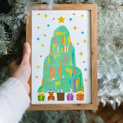 Magisches Kratzbild-Set: Farbenfroher Malspaß ohne Kleckerei für Kinder