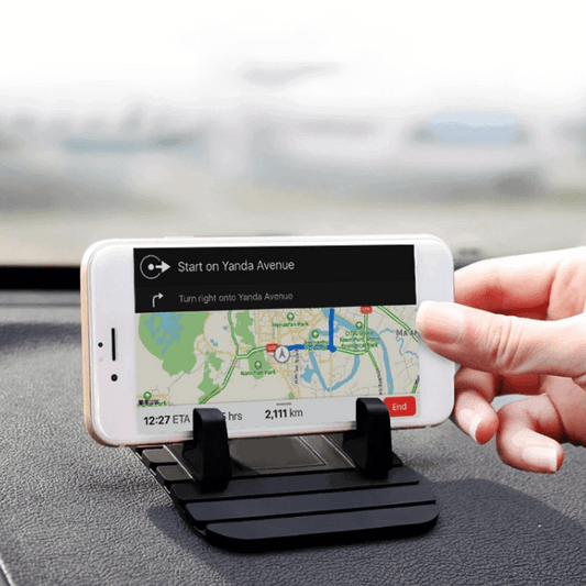 Hochwertige, rutschfeste & wiederverwendbare Silikon-Handyhalterung für Auto & Tisch – Sicherer Halt für Navigation & mehr (Herbst-Kollektion)