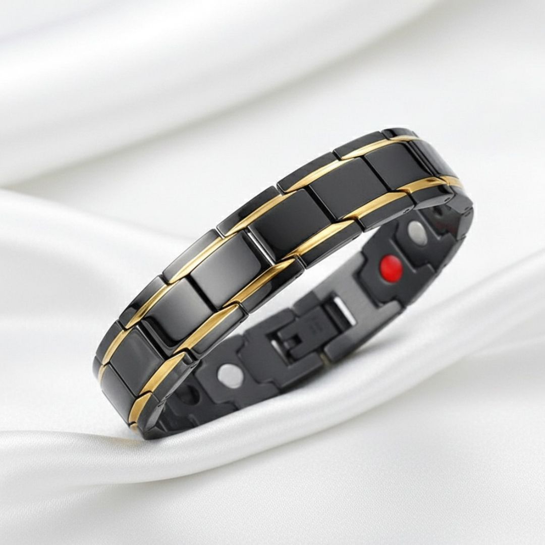 AuraFlex Magnetarmband für Damen – Elegantes  Magnetschmuck aus Edelstahl zur Förderung des Wohlbefindens