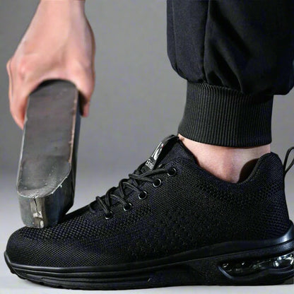 Ergonomische Herren Sicherheitsschuhe mit Stahlkappe für Arbeit und Industrie