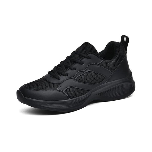 Schwarze Damenschuhe für Pflege
