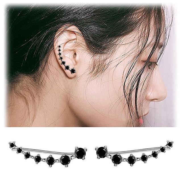 Eleganter Zirkon 925 Sterling Silber Ohrring – Zeitloser Luxus für Damen