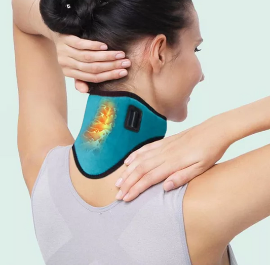 RelaxWrap - Beheizbares Nackenkissen mit Wärmewickel – Linderung von Nackenverspannungen und ultimativen Komfort