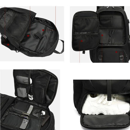 Tech Trek Pro 50-80L: Die ultimative Rucksack mit USB-Anschluss - Perfekt für Abenteuer und Alltag