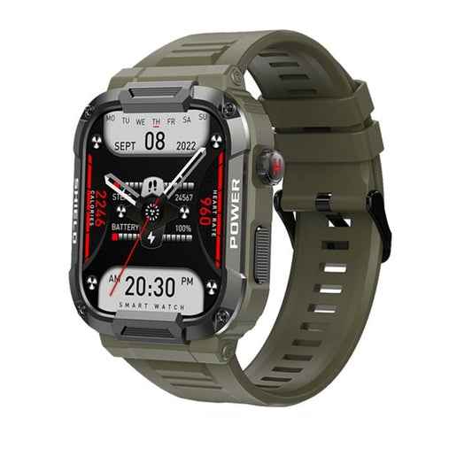 EliteEdge Commando Smartwatch Pro: Robuste Militärische Smartwatch mit KI-Sprachassistent und 110+ Sportmodi