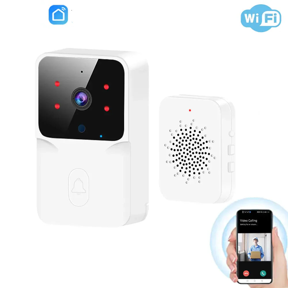DoorWatch - Intelligente Deurbelcamera met Nachtzicht en Tweerichtingsaudio