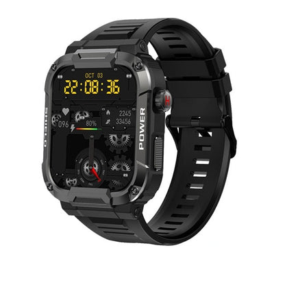 EliteEdge Commando Smartwatch Pro: Robuste Militärische Smartwatch mit KI-Sprachassistent und 110+ Sportmodi