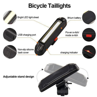 Fahrradlicht für Fahrräder - LED, Hell & 4-in-1 Halterung