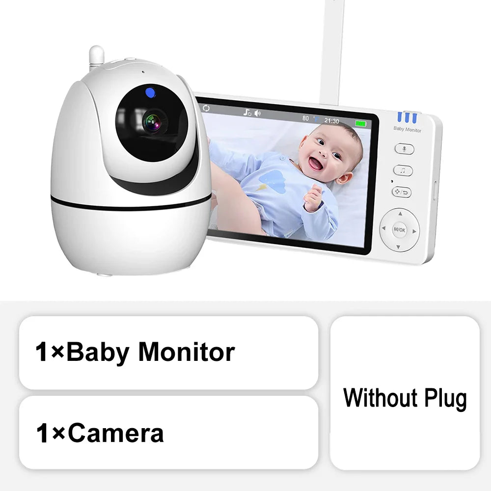 Babyphone für Babys - 360° Kamera, Monitor & Nachtsicht