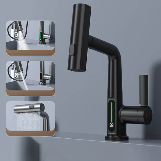 WaterMaster: Der Vielseitige LED-Wasserhahn für Küche & Bad – 360° drehbar, 5 Strahlmodi & Temperaturanzeige