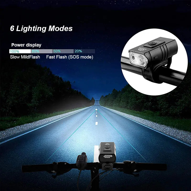 Fahrradlicht für Fahrräder - LED, Hell & 4-in-1 Halterung