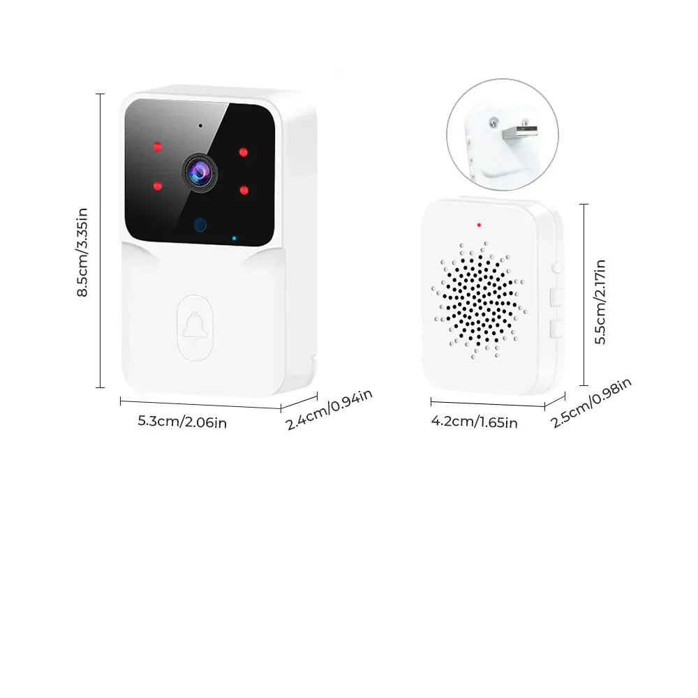 DoorWatch - Intelligente Deurbelcamera met Nachtzicht en Tweerichtingsaudio
