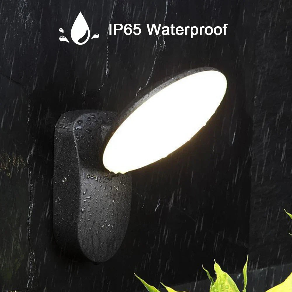 AlignEase LED Wandleuchte mit Bewegungssensor – Wasserdichte Außenbeleuchtung für Garten & Fassade, 12W