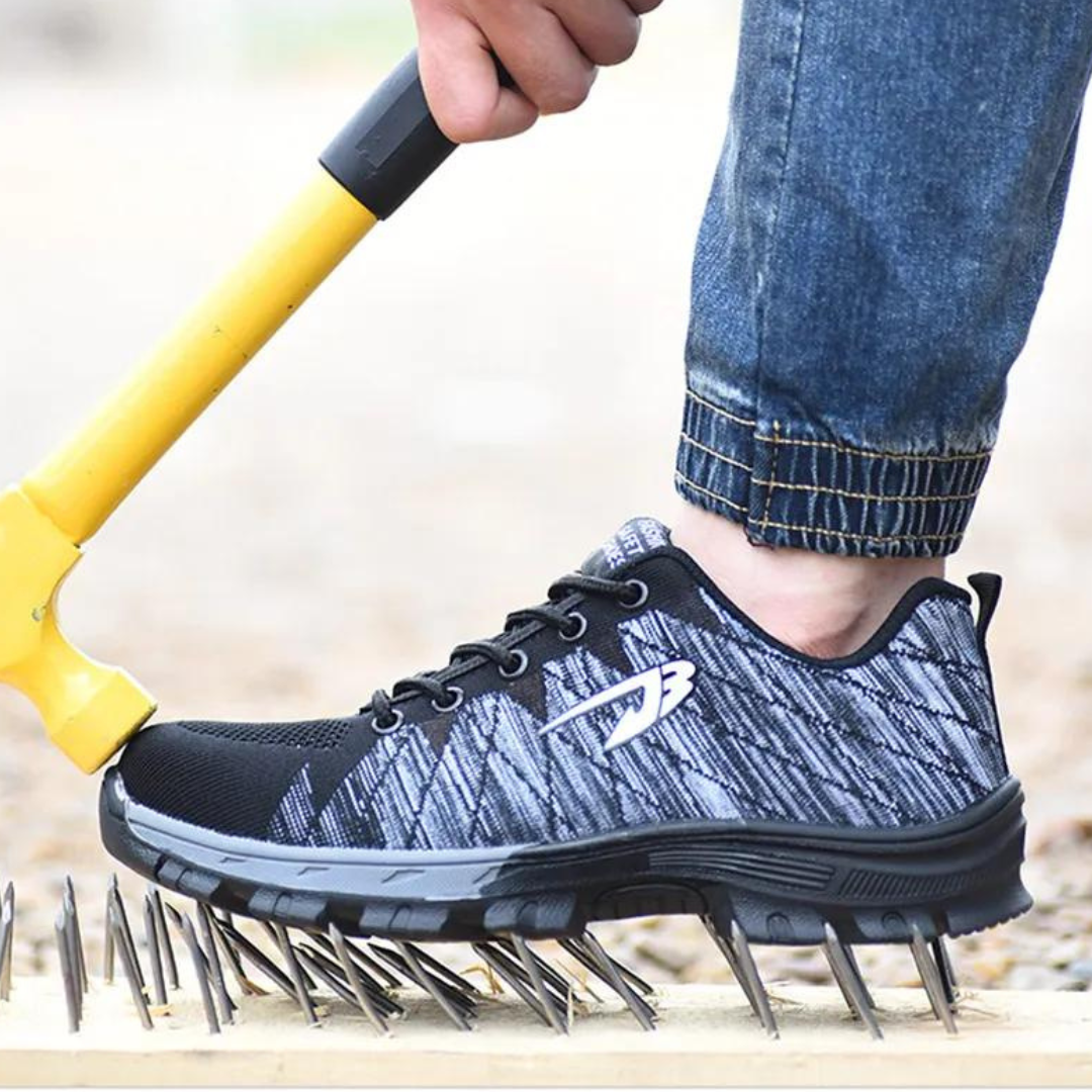 Swerts Leichte Sicherheitsschuhe | Komfortable Wasserdichte Arbeitsschuhe Herren mit Stahlkappe