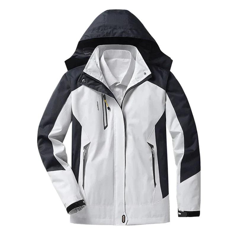 Wasserdichte Funktionsjacke für Damen – Atmungsaktive & winddichte Outdoorjacke mit Kapuze
