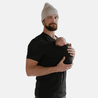Bequemer & Stylischer Babytrage-T-Shirt Hybrid für Eltern