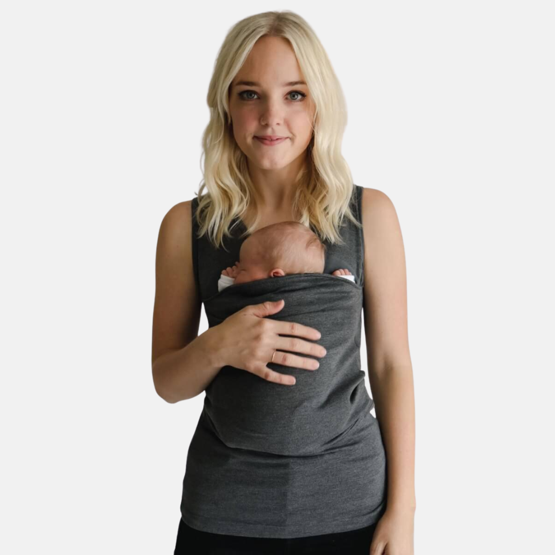 Bequemer & Stylischer Babytrage-T-Shirt Hybrid für Eltern