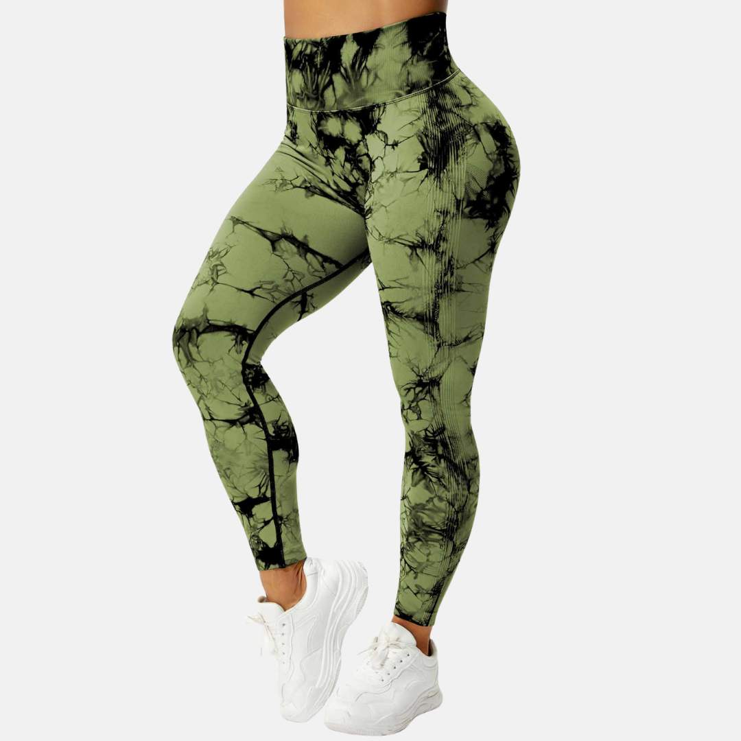 Bauch-Weg Tie-Dye Leggings - Bequeme und stylische Figurformende Leggings für Damen