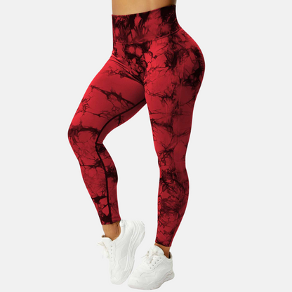 Bauch-Weg Tie-Dye Leggings - Bequeme und stylische Figurformende Leggings für Damen