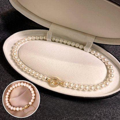 LuxeLust: Elegante Parelketting – Tijdloze Verfijning voor Elke Gelegenheid