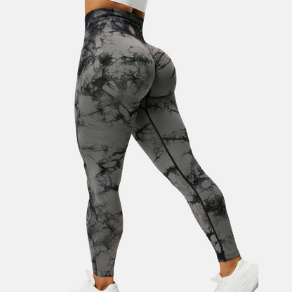 Bauch-Weg Tie-Dye Leggings - Bequeme und stylische Figurformende Leggings für Damen