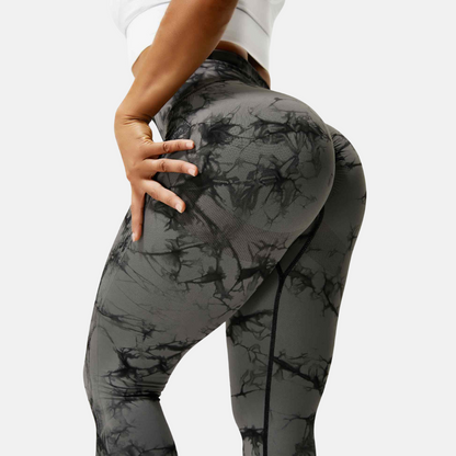 Bauch-Weg Tie-Dye Leggings - Bequeme und stylische Figurformende Leggings für Damen