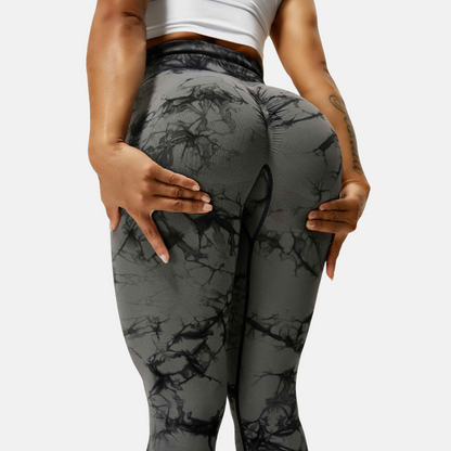 Bauch-Weg Tie-Dye Leggings - Bequeme und stylische Figurformende Leggings für Damen