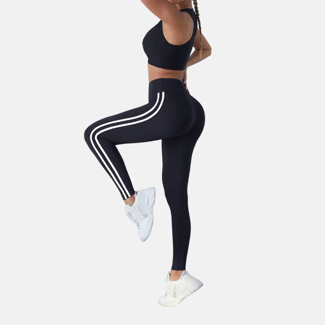 Figurformende Yoga Leggings – Bequemer Stretch-Stoff für Training und Freizeit
