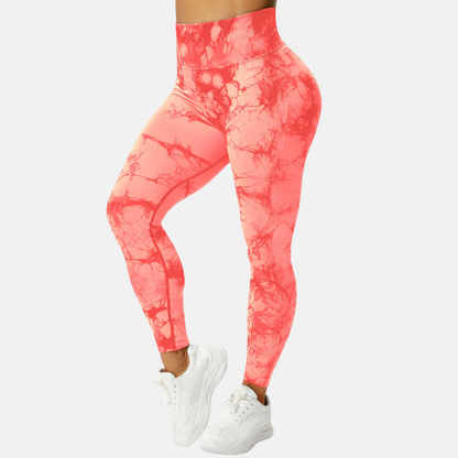 Bauch-Weg Tie-Dye Leggings - Bequeme und stylische Figurformende Leggings für Damen