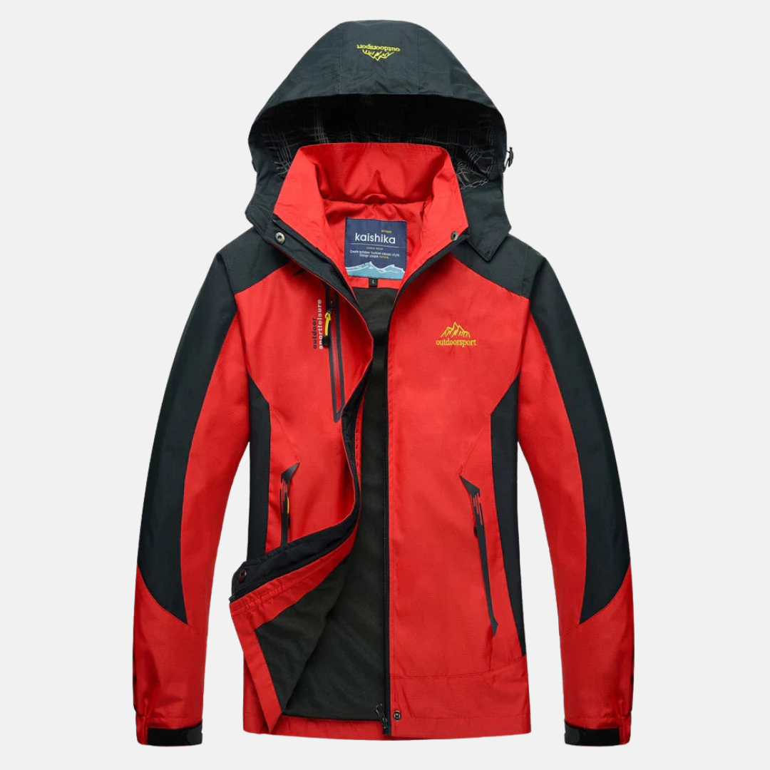 Wasserdichte Funktionsjacke für Damen – Atmungsaktive & winddichte Outdoorjacke mit Kapuze