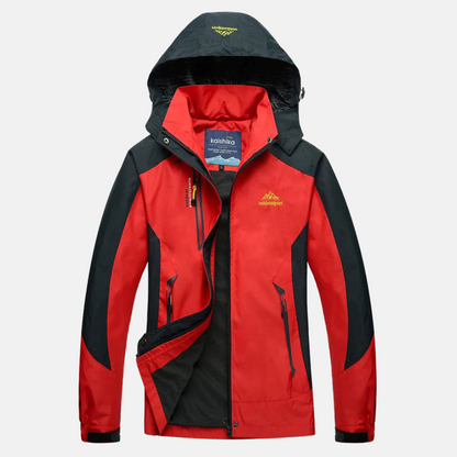 Wasserdichte Funktionsjacke für Damen – Atmungsaktive & winddichte Outdoorjacke mit Kapuze