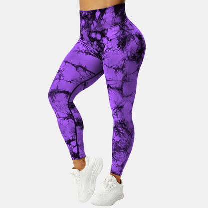 Bauch-Weg Tie-Dye Leggings - Bequeme und stylische Figurformende Leggings für Damen