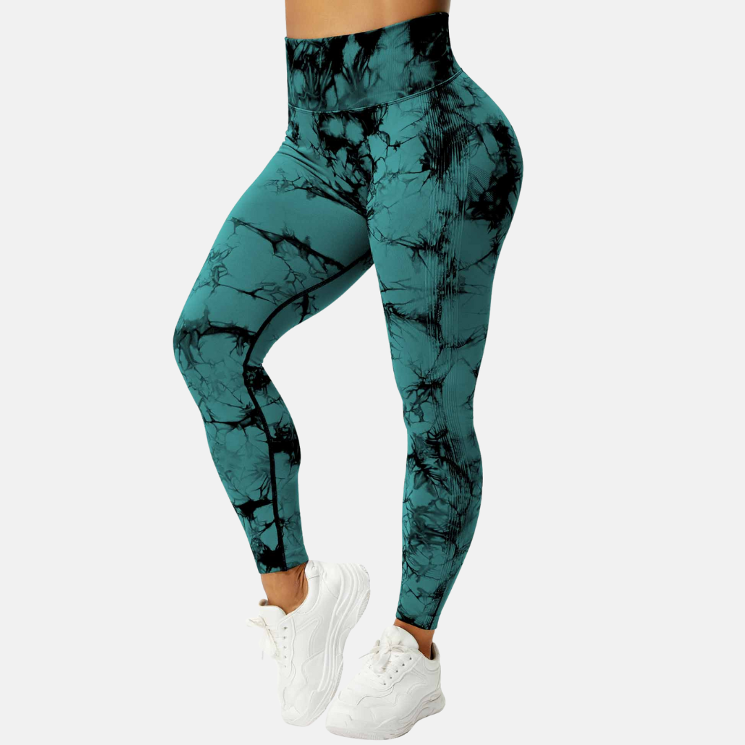 Bauch-Weg Tie-Dye Leggings - Bequeme und stylische Figurformende Leggings für Damen