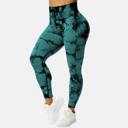 Bauch-Weg Tie-Dye Leggings - Bequeme und stylische Figurformende Leggings für Damen
