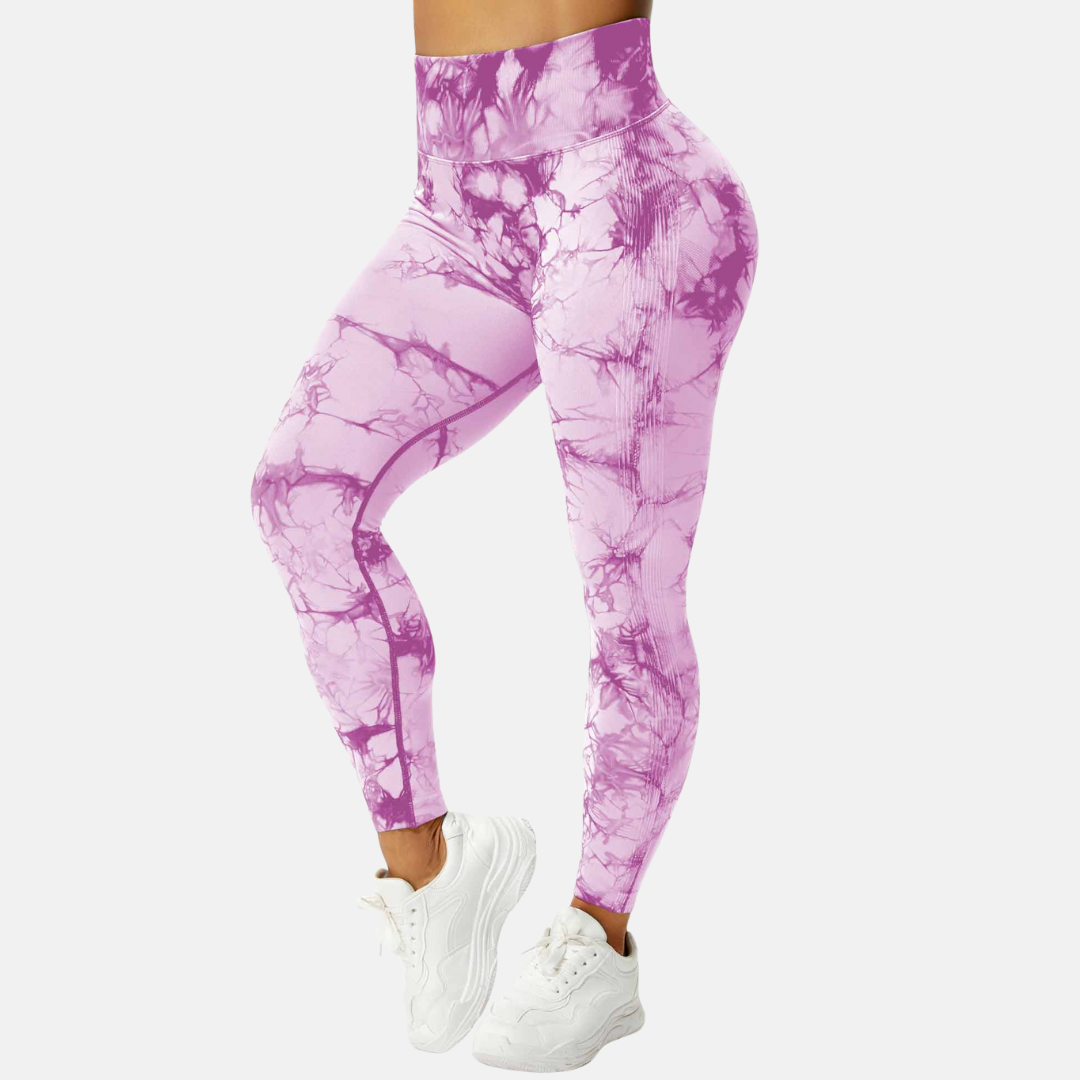 Bauch-Weg Tie-Dye Leggings - Bequeme und stylische Figurformende Leggings für Damen