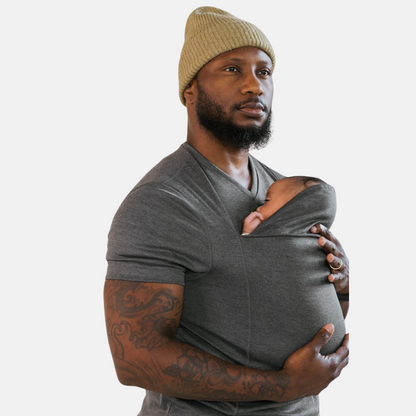 Bequemer & Stylischer Babytrage-T-Shirt Hybrid für Eltern