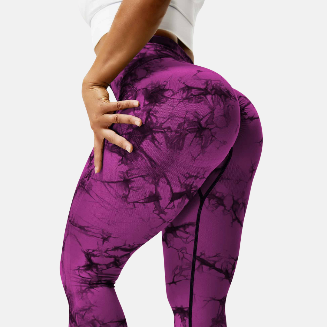 Bauch-Weg Tie-Dye Leggings - Bequeme und stylische Figurformende Leggings für Damen