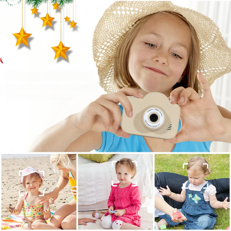 KidCapture Digitale Kinderkamera - 1080p HD mit Farbbildschirm, perfekt für Jungen und Mädchen | Fotografie-Spaß für Kinder