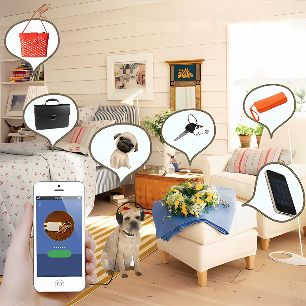 PetPulse | GPS Haustier-Tracker | Einzigartiges Design | Bluetooth Haustier-Tracker