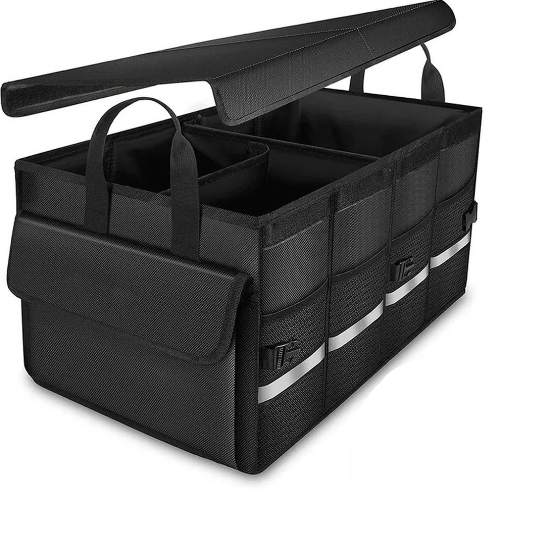 XXL Auto-Organizer 63L - Robuster und faltbarer Kofferraum- & Sitz-Organizer für maximale Ordnung