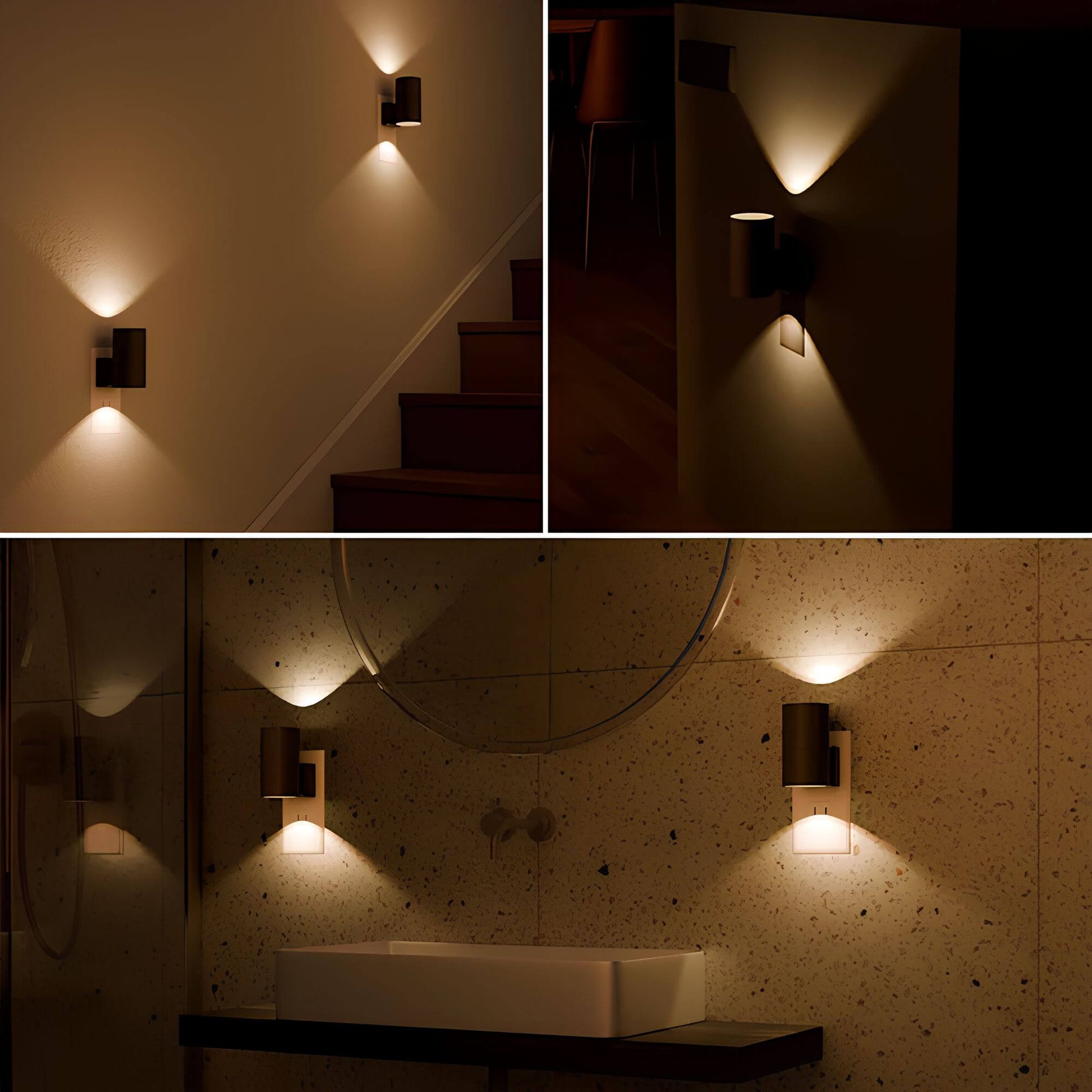 NightNova | Dimmbares LED-Nachtlicht mit Dämmerungssensor – Einstellbare Helligkeit für Schlafzimmer & Flure