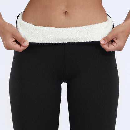 Warme Winter Leggings mit Hoher Taille & Plüschfutter - Ideal für Kälte und Komfort